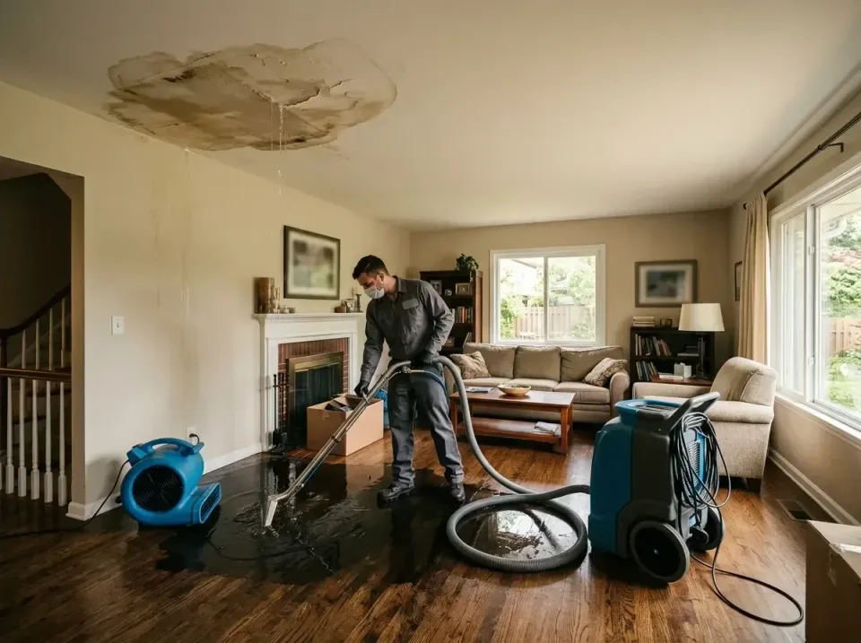 attic-pipe-burst-ceiling-drip-008 — frequently asked questions, Water Damage Restoration & Carpet Care in Bothell, WA